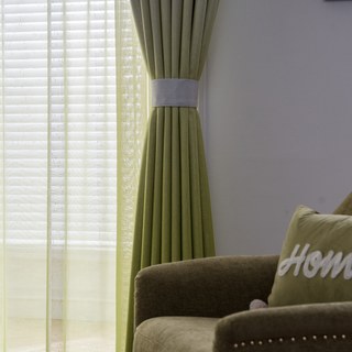The Perfect Blend Ombre Lime Green Curtain 4