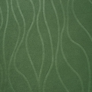 Rippled Waves Superthick Olive Green Blackout Curtain