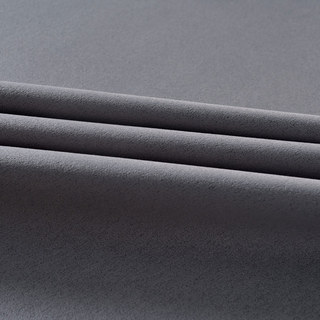 Superthick Light Grey 100% Blackout Curtain 12