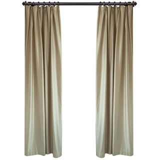 Dune Jacquard Shimmering Champagne Light Gold Curtain 3