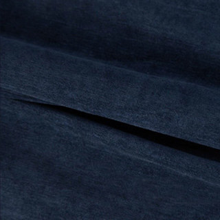 Exquisite Matte Luxury Midnight Navy Blue Chenille Curtain 6
