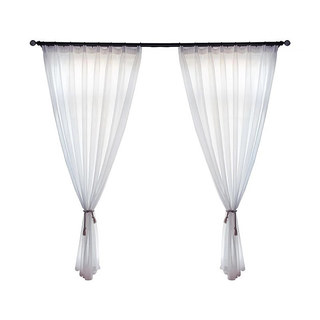 Cotton Club Pure Cotton White Semi Sheer Voile Curtain 3