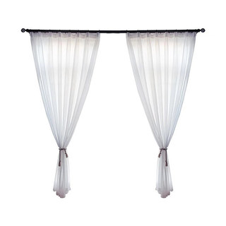 Cotton Club Pure Cotton White Semi Sheer Voile Curtain 3