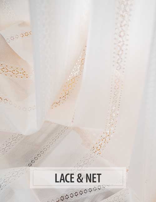 Lace & Net Sheer Curtains