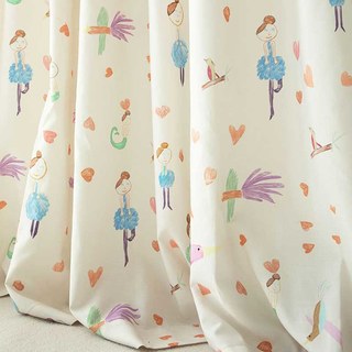 Dancing With The Mermaids Print Curtain 2