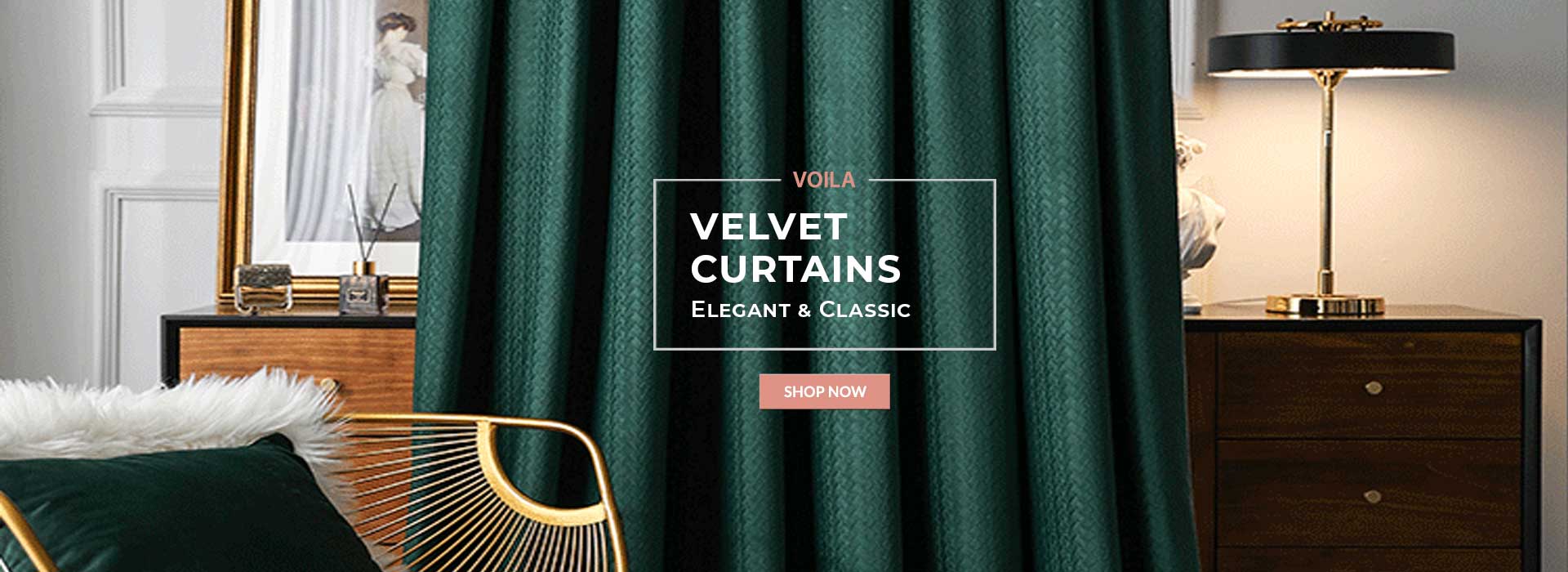 Velvet & Chenille Curtain
