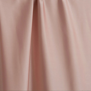 Clair de Lune Coral Dusky Pink Silky Satin Curtain