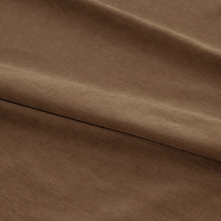 Exquisite Matte Luxury Brown Chenille Curtain