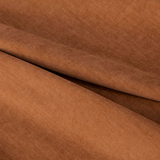 Exquisite Matte Luxury Terracotta Orange Chenille Curtain 6