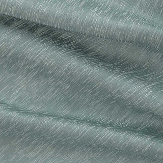 Silk Waterfall Subtle Textured Striped Shimmering Duck Egg Blue Curtain 3