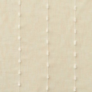 Craft Feel Textured Dot Striped Cream Voile Curtain 4