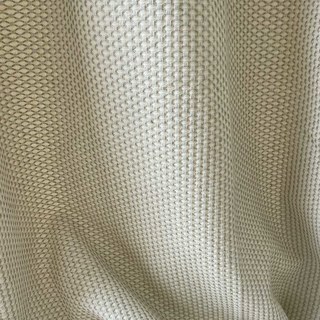 Basketweave Bliss Cotton Linen Blend Beige Cream Curtains 2