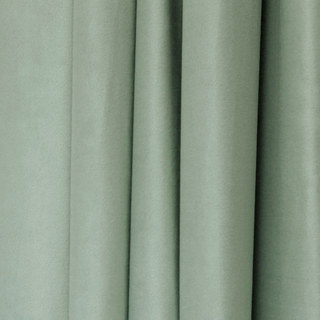Fine Sage Duck Egg Green Velvet Curtain 3