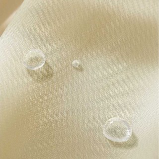 Avila Waterproof Textured Cream Yellow Outdoor Voile Curtain 4