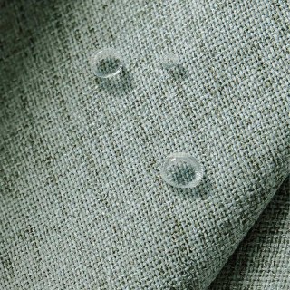 Endless Summer Waterproof Mint Green Linen Style Outdoor Voile Curtain