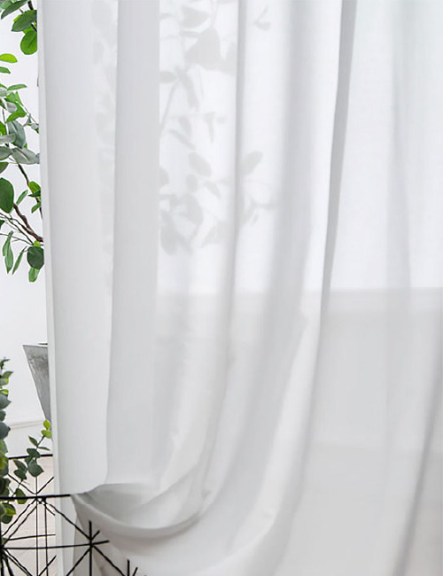 Custom Plain Sheer Voile Curtains
