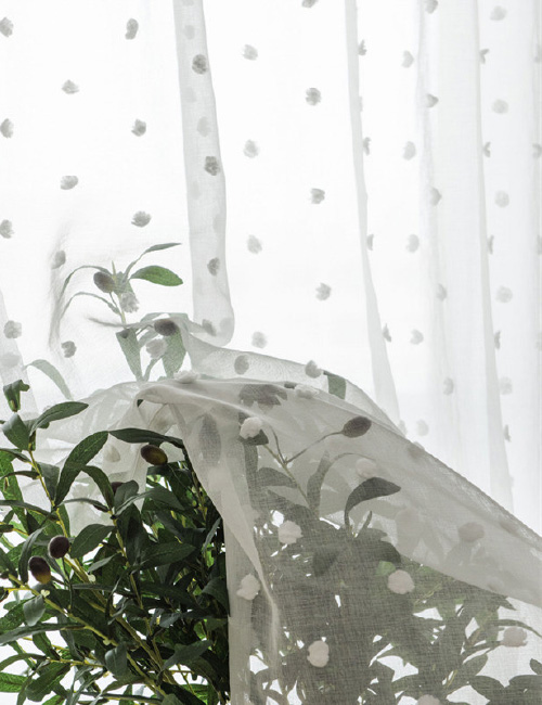Dotted Sheer & Voile