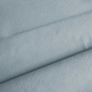 Double Plush Haze Blue Chenille Blackout Curtain 2