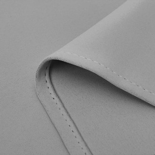 Malibu Waterproof Triple Weave Twill Blackout Light Grey Outdoor Curtain 3