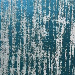 Rustic Rainfall Abstract Textured Teal Curtains 6