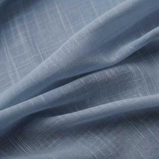 A Touch of Sunshine Haze Blue Voile Curtain