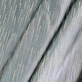 Silver Stream Duck Egg Blue Curtain with Shimmering Metallic Stripes 2