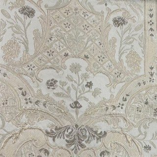 Palais Arabesque Jacquard Cream Champagne Damask Curtains 8