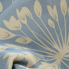 Breeze Powder Blue Floral Curtain 4