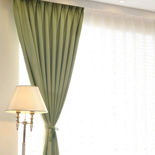 Subtle Spring Lime Green Curtain 3