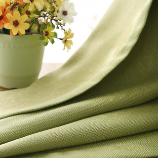 Subtle Spring Lime Green Curtain 7