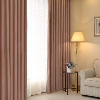 Subtle Spring Mocha Colour Curtain 2