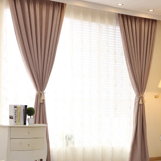 Subtle Spring Mocha Colour Curtain 3