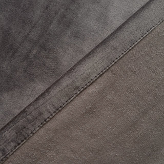 Lustrous Taupe Grey Velvet Curtain 7