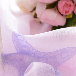 Starfish Baby Pink Sheer Curtain