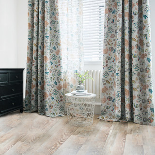 Seaside Spirit Multi Colored Sheer Curtains 4