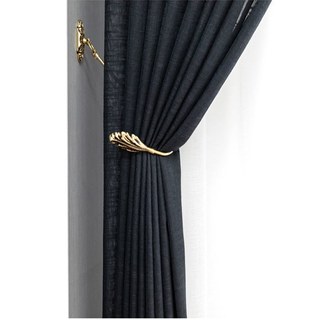 A Touch of Sunshine Black Semi Heavy Net Curtain 6