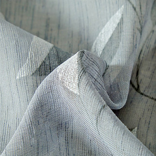Misty Meadow Grey Branches Sheer Curtain 6
