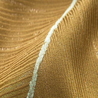 New Look Luxury Art Deco Herringbone Mustard Yellow Gold Sparkle Curtain 8
