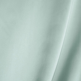 Clair de Lune Duck Egg Blue Silky Satin Curtain 6