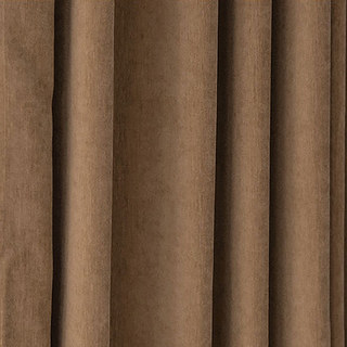 Exquisite Matte Luxury Brown Chenille Curtain 2