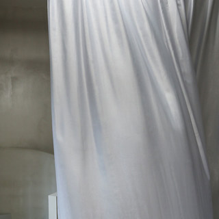 Satiny Touch Ash Grey Sheer Curtain 2