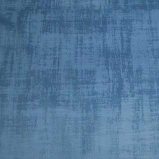 Premium Textured Haze Blue Velvet Curtain