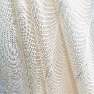 Reef Ripple Ombre Yellow Sheer Curtain 4