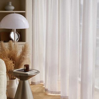 Sand Dune Textured Shimmering Light Grey Sheer Curtain 2