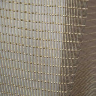 Tide Luxury Horizontal Striped Pastel Coffee Sheer Curtain 6