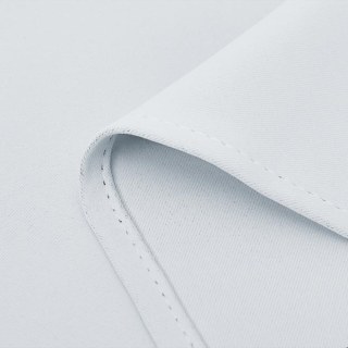 Malibu Waterproof Twill White Outdoor Curtain