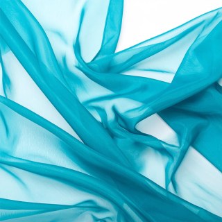 Smarties Aqua Blue Soft Sheer Curtain