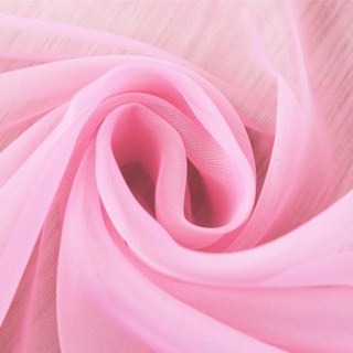 Smarties Rose Pink Soft Sheer Curtain