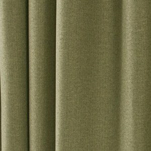 Regent Linen Style Olive Green Curtain 2