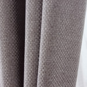Royale Grey Linen Style Curtain 1